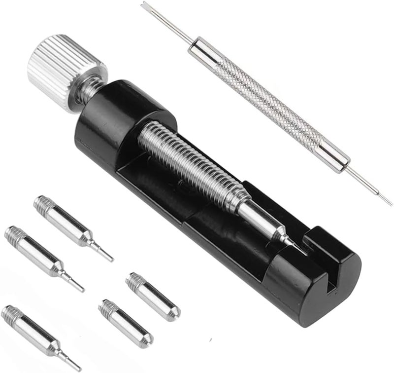 Kinobo Watch Link Removal Kit, Tools to Adjust and Remove Bracelets，Pin Remover for Sizing Strap，Watch Band Adjustment Tool Kit with Extra Replacement - Image 2